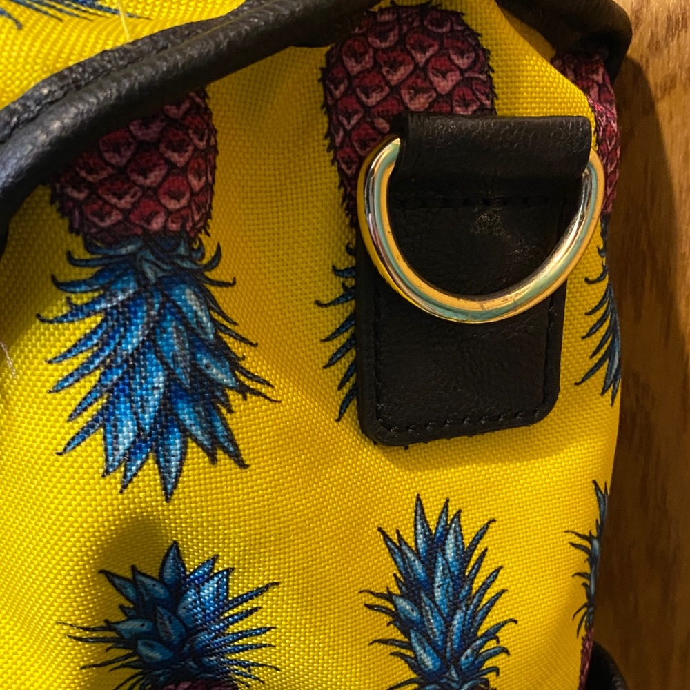 Betsey Johnson Yellow Pineapple Tote Bag - Picture 5 of 7